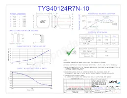 TYS40124R7N-10 Datasheet Cover