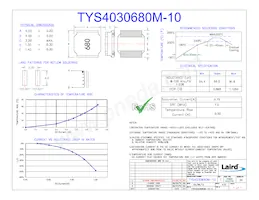 TYS4030680M-10 Datasheet Cover