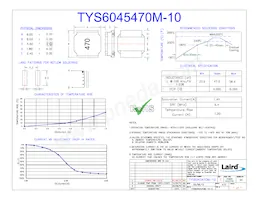 TYS6045470M-10 Datasheet Cover