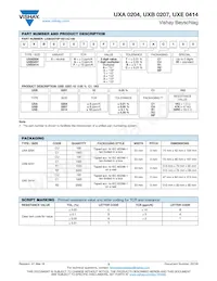 UXB02070G1002TCU00 Datasheet Page 3