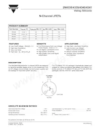 2N4339-E3 Datasheet Copertura