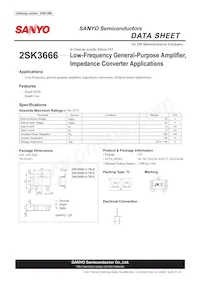 2SK3666-4-TB-E數據表 封面