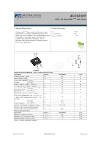 AOB5B60D Datasheet Cover