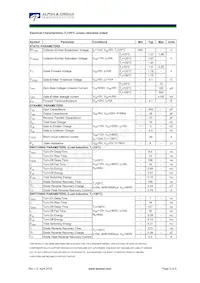 AOD5B65M1 Datasheet Page 2