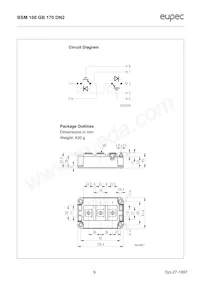 BSM100GB170DN2HOSA1 Datasheet Pagina 9