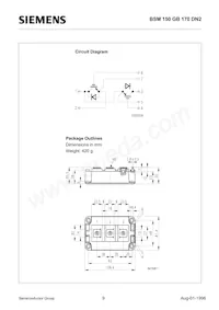 BSM150GB170DN2HOSA1 Datasheet Page 9