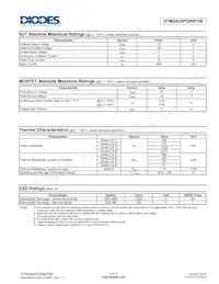 DTM3A25P20NFDB-7 Datasheet Page 2