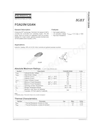 FGA25N120ANTU Datasheet Cover