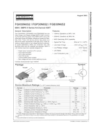 FGB30N6S2 Datenblatt Cover