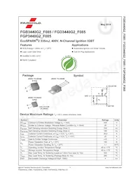 FGD3440G2 Datasheet Cover