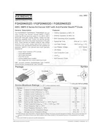 FGH20N6S2D Datasheet Cover