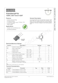 FGH30N120FTDTU Datasheet Cover