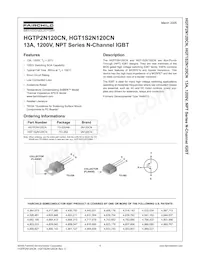 HGT1S2N120CN 데이터 시트 표지