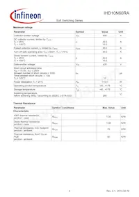 IHD10N60RA Datasheet Page 4