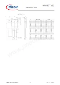 IHW20T120FKSA1 데이터 시트 페이지 12