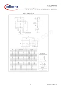 IKD06N60R Datasheet Page 14