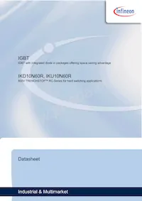 IKU10N60RBKMA1 Datasheet Cover
