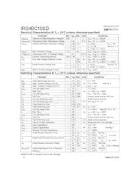 IRG4BC10SD Datasheet Page 2