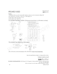 IRG4BC10SD Datasheet Page 10