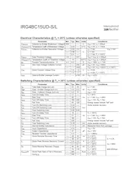 IRG4BC15UD-STRL Datenblatt Seite 2