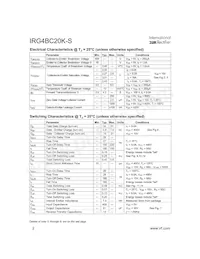 IRG4BC20K-S數據表 頁面 2