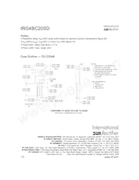 IRG4BC20SD Datasheet Page 10