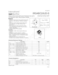 IRG4BC20UD-STRR Datasheet Cover