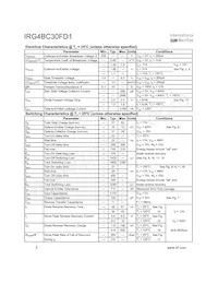 IRG4BC30FD1 Datasheet Page 2
