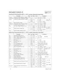 IRG4BC30KD-STRR Datenblatt Seite 2