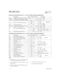 IRG4BC30U Datasheet Page 2