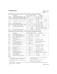 IRG4BH20K-L Datasheet Page 2