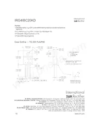 IRG4IBC20KD Datasheet Page 10