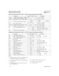 IRG4IBC20W Datenblatt Seite 2