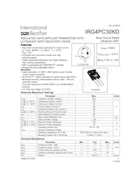 IRG4PC30KD Datasheet Cover