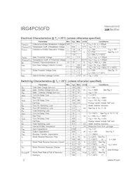 IRG4PC50FDPBF Datasheet Page 2