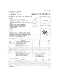 IRG4PC60U-PPBF Datasheet Cover