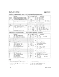 IRG4PH30K Datenblatt Seite 2