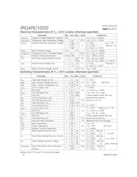 IRG4RC10SD Datasheet Page 2