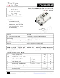 IRG5U400SD12B Datenblatt Cover