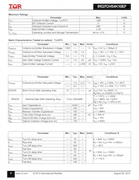 IRG7CH54K10EF-R Datasheet Page 2
