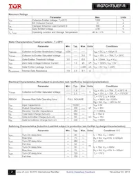 IRG7CH73UEF-R Datasheet Page 2