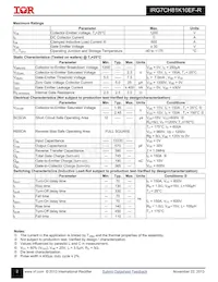 IRG7CH81K10EF-R Datasheet Page 2