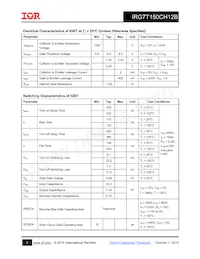 IRG7T150CH12B Datasheet Page 2