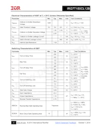 IRG7T150CL12B Datasheet Page 2