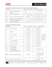 IRG7T150HF12B數據表 頁面 2