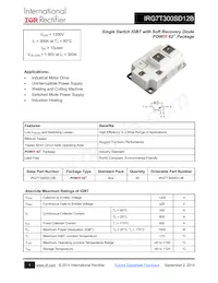 IRG7T300SD12B Datasheet Cover