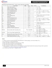 IRGIB4630DPBF Datasheet Page 3