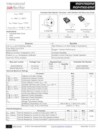 IRGP4790DPBF Datasheet Copertura