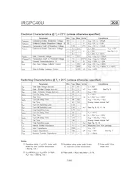 IRGPC40U Datasheet Page 2