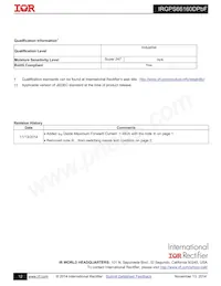 IRGPS66160DPBF Datasheet Page 12